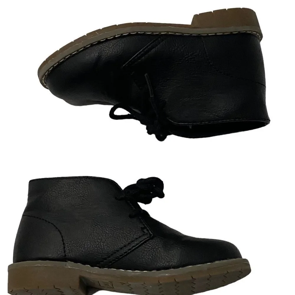 Children’s Place Boys Uniform Lace Up Boots
